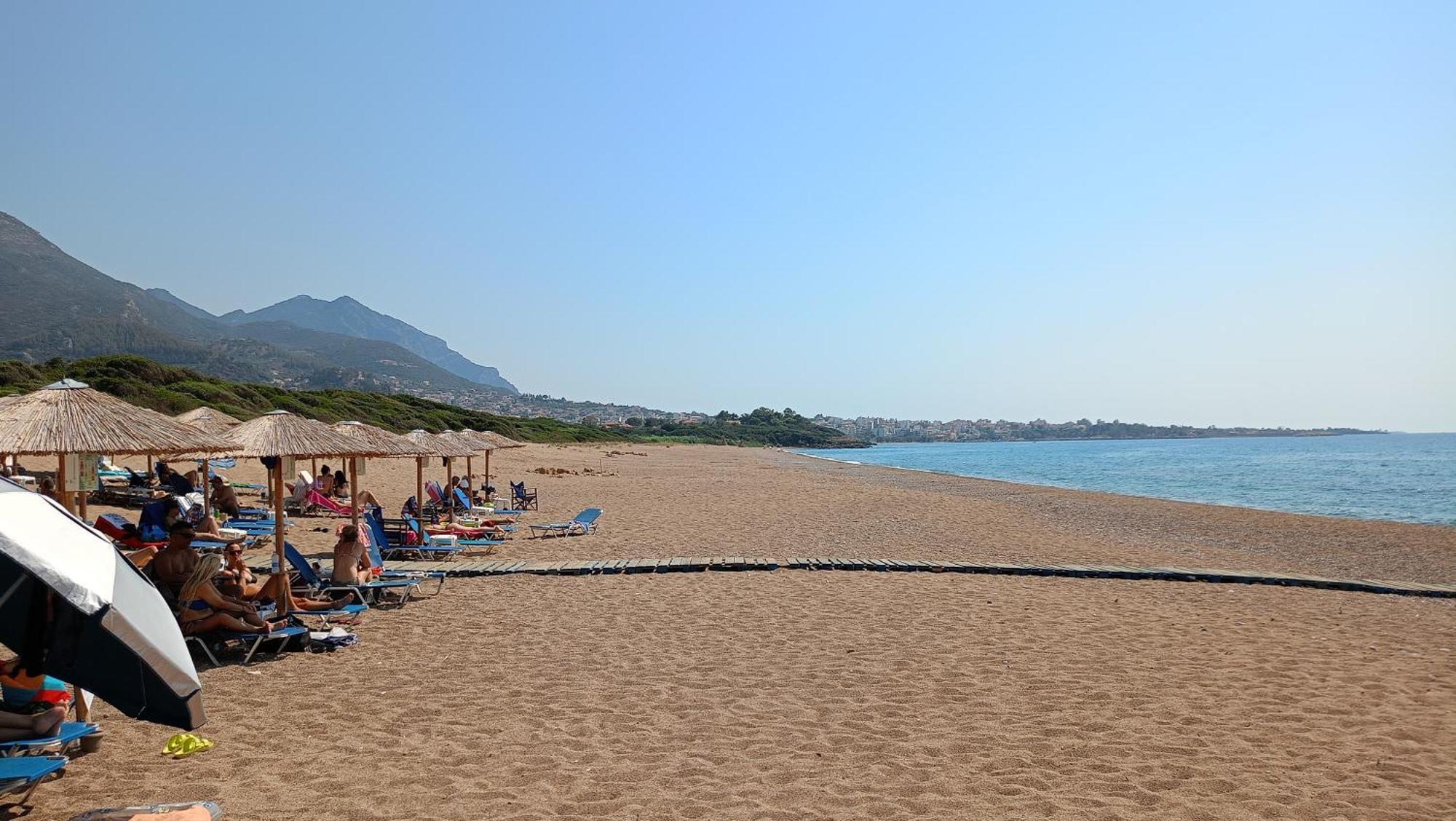 Tzanetos Seaside Villa Kyparissia Eksteriør billede